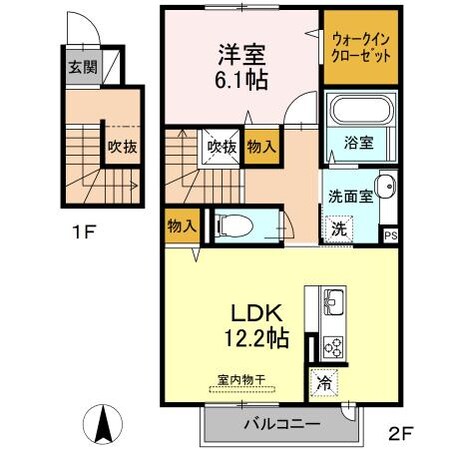 ラ・ルーチェの物件間取画像